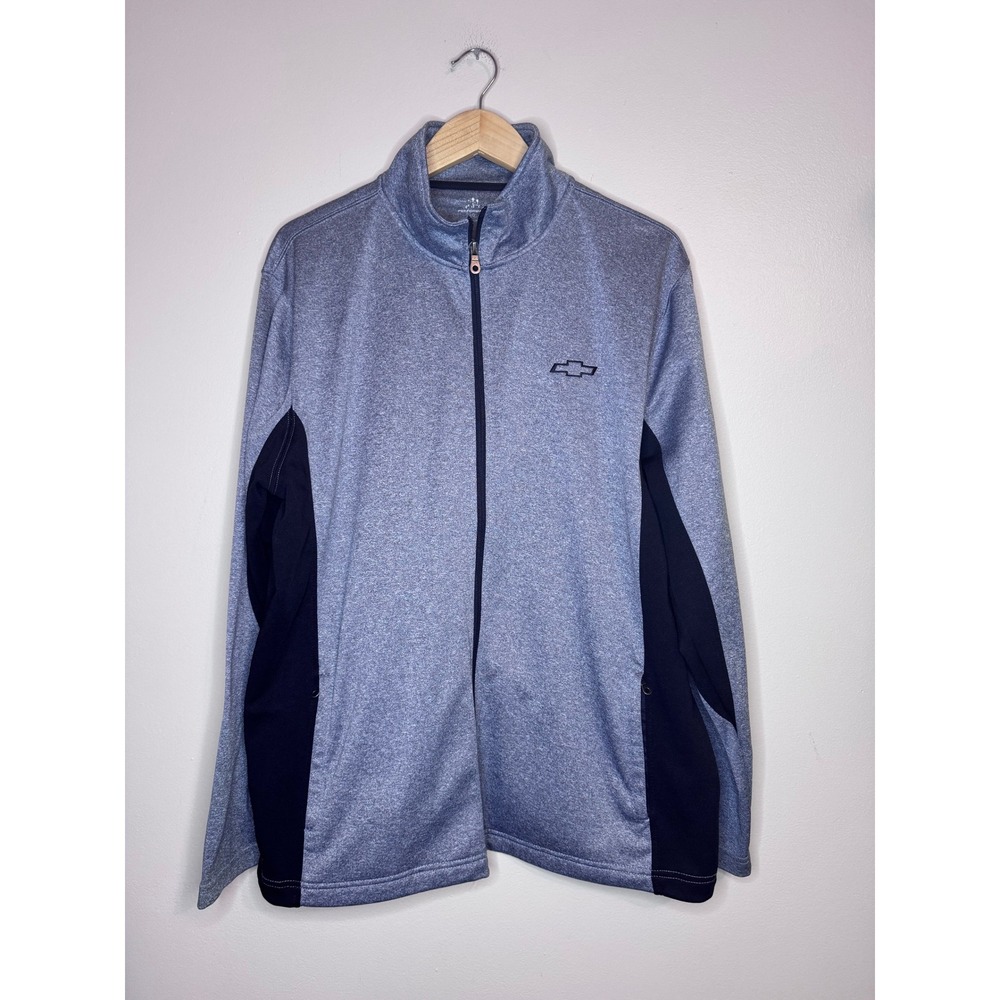 Under Armour Chevy Performance Full Zip Jacket‎ Gray Black Men's L